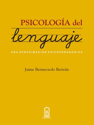 cover image of Psicología del lenguaje